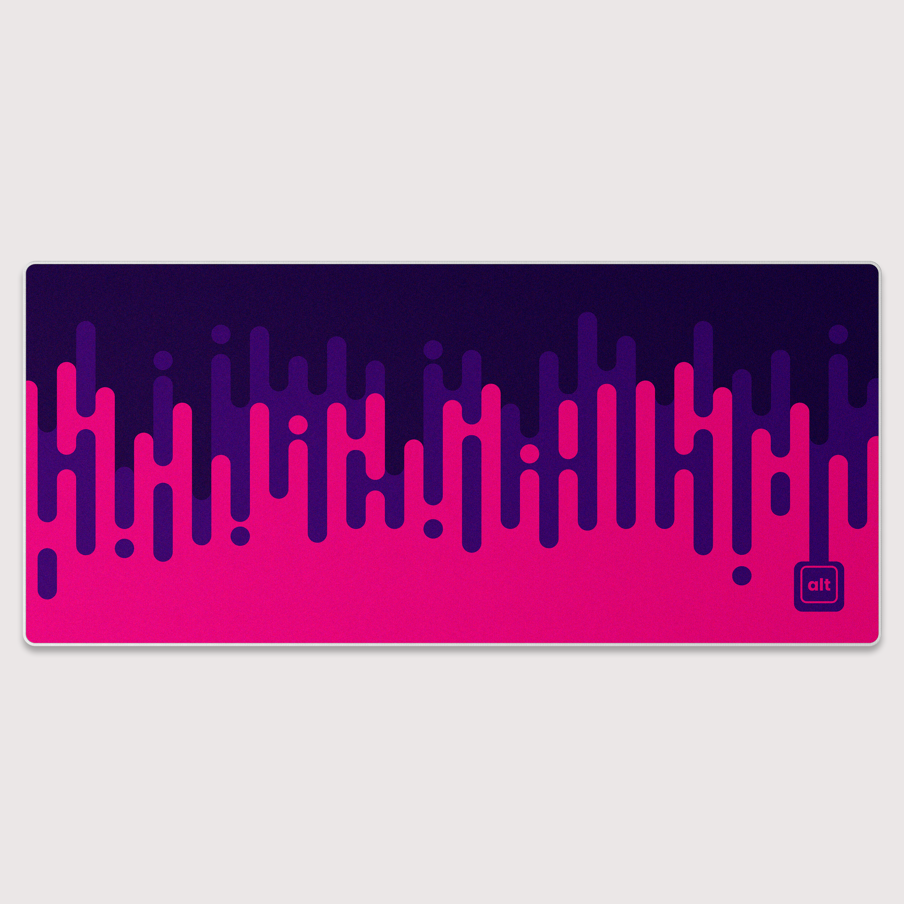 Linear Waves Fuchsia Mousepad - Cinch Gaming