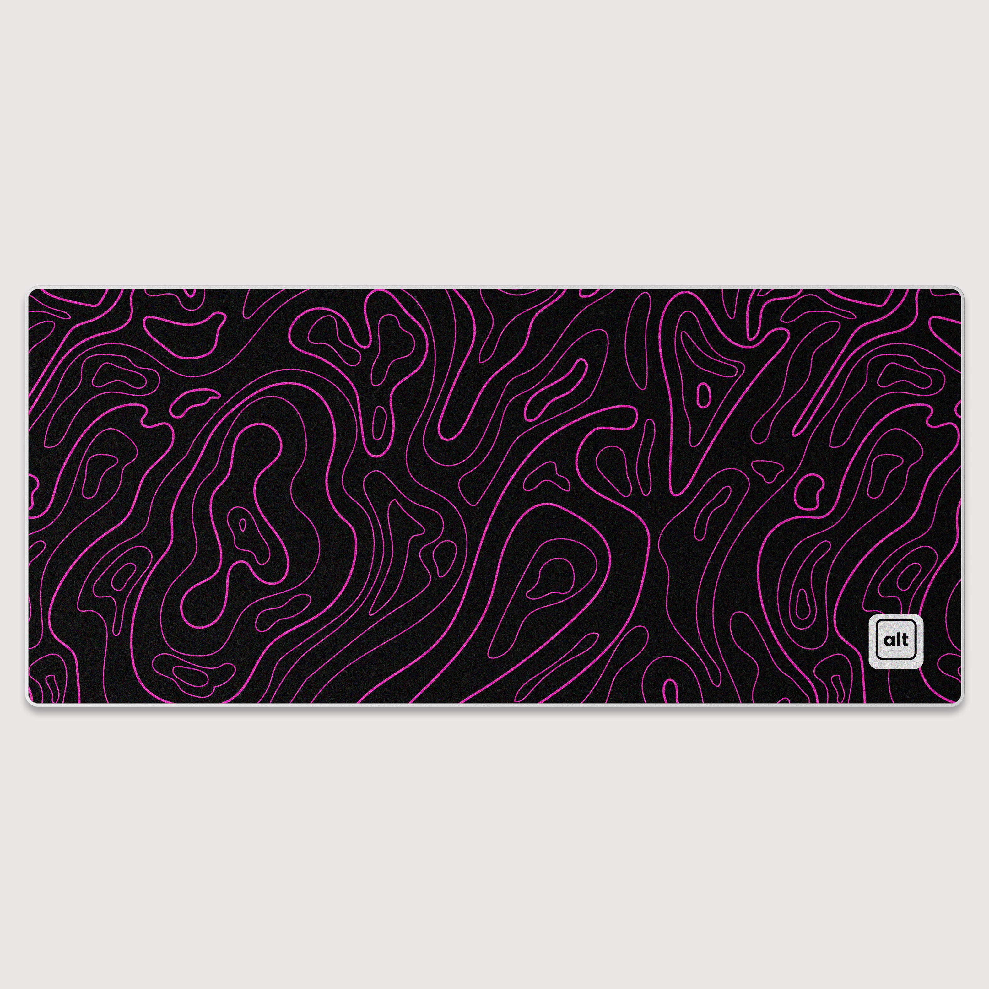 Pink Black Damascus Mousepad - Cinch Gaming