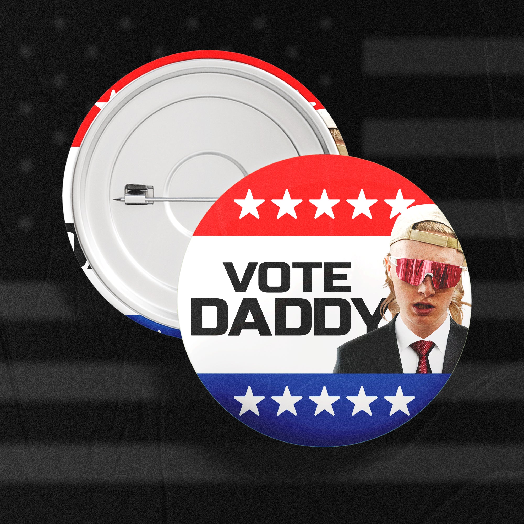 Official Campaign Button 3"x3" - Cinch Gaming