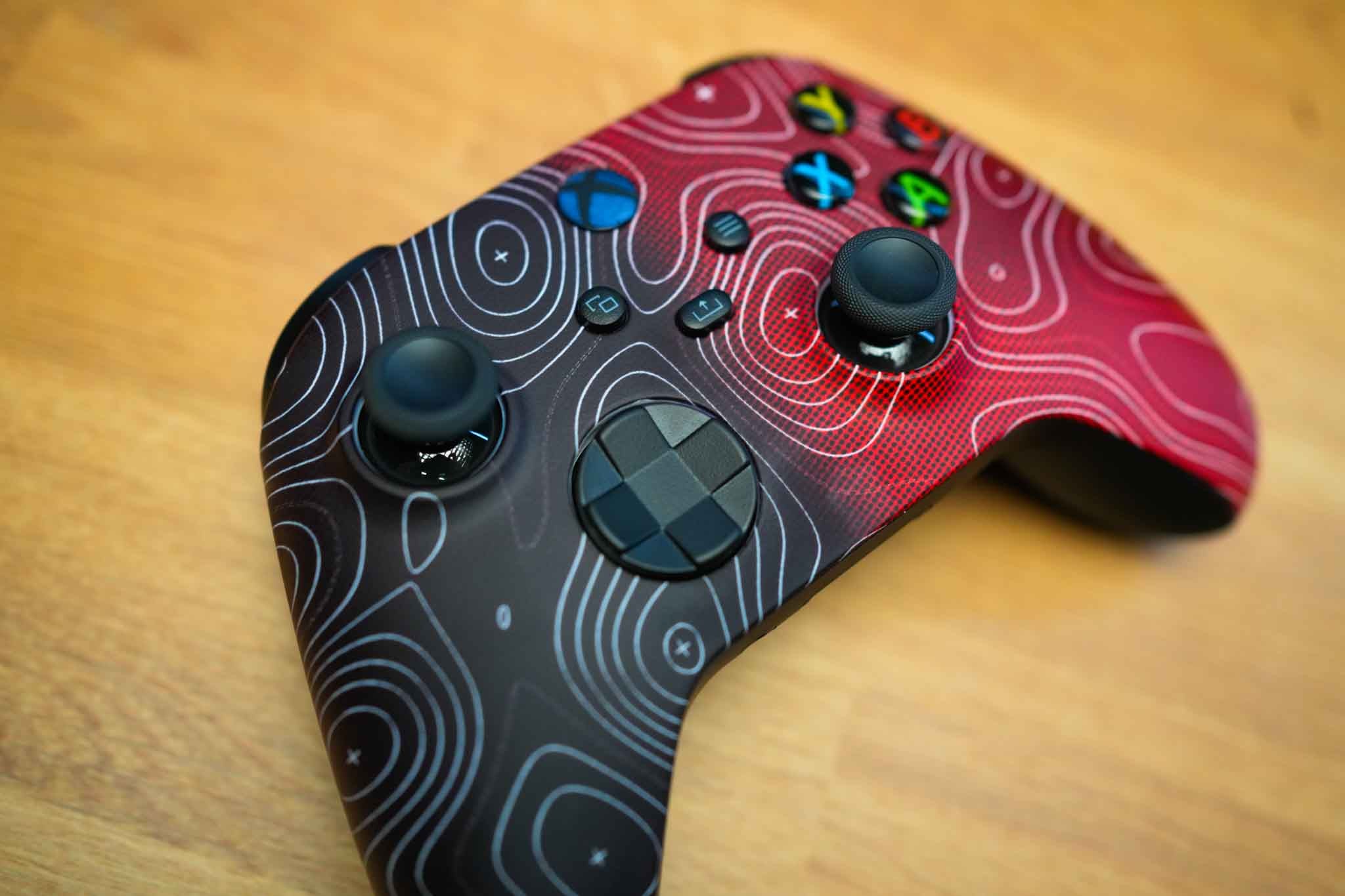Quick Ships Dual Damascus Red Pro Cinch Xbox