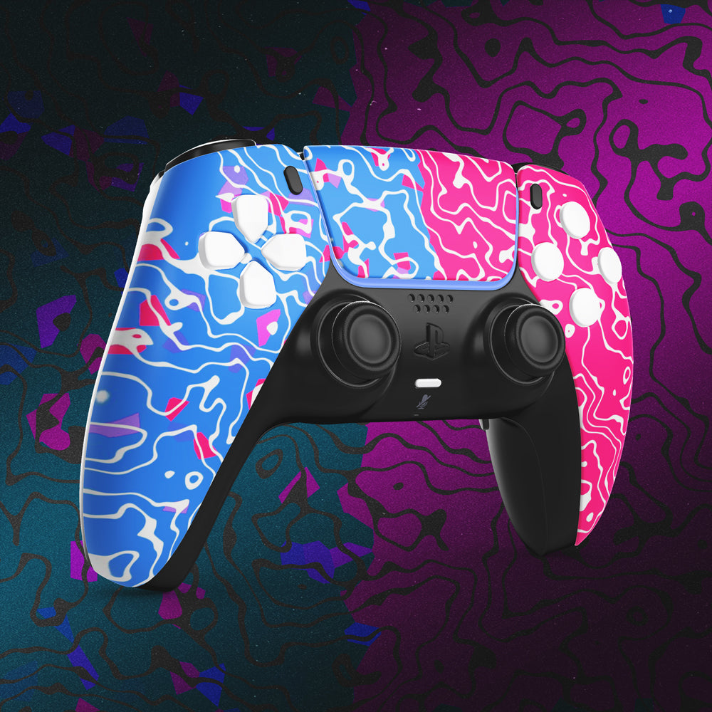 Quick Ships Pink Dual Damascus Cinch PS5 Pro