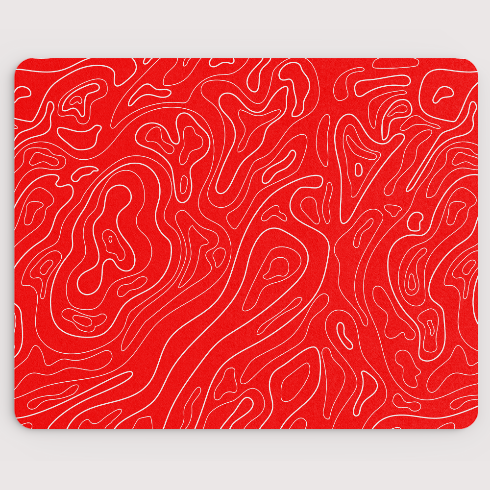 Red Damascus Mousepad - Cinch Gaming