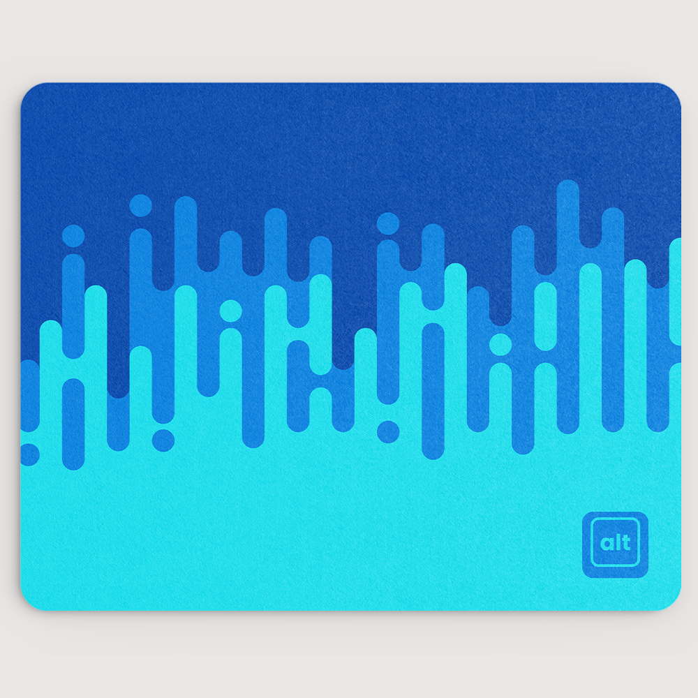Linear Waves Atlantic Mousepad - Cinch Gaming