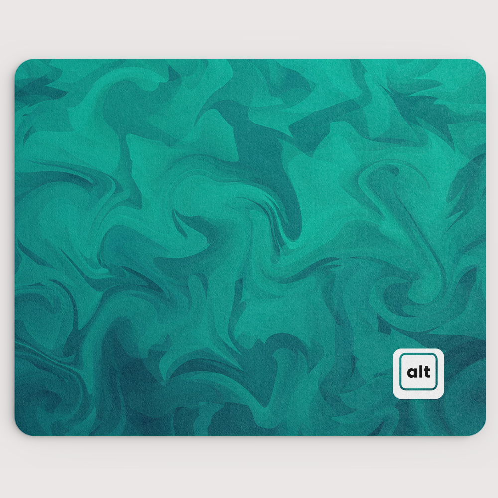 Teal Liquify Mousepad - Cinch Gaming