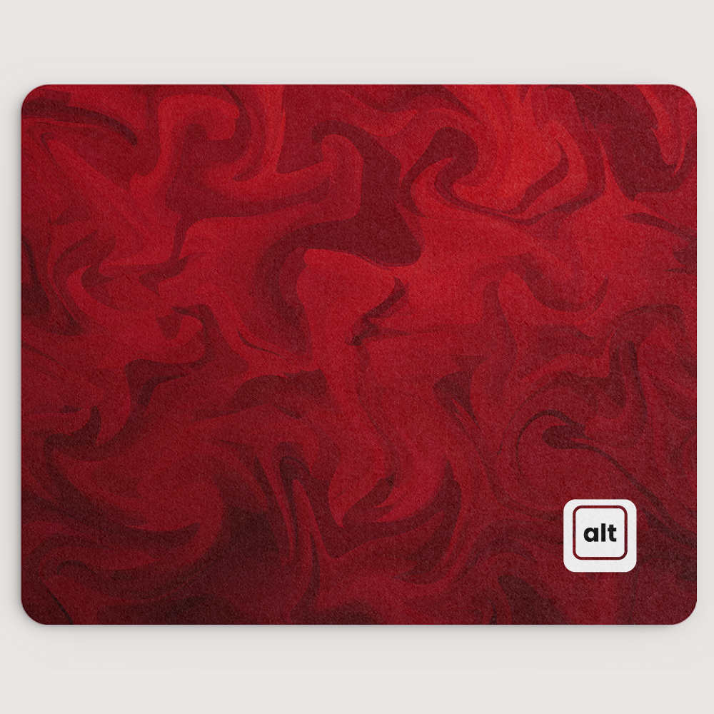 Red Liquify Mousepad - Cinch Gaming