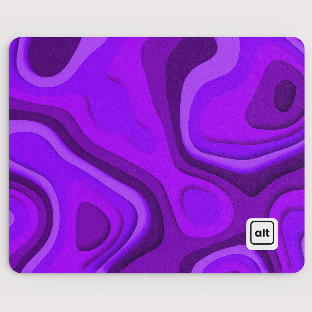 Topo Violet Mousepad - Cinch Gaming