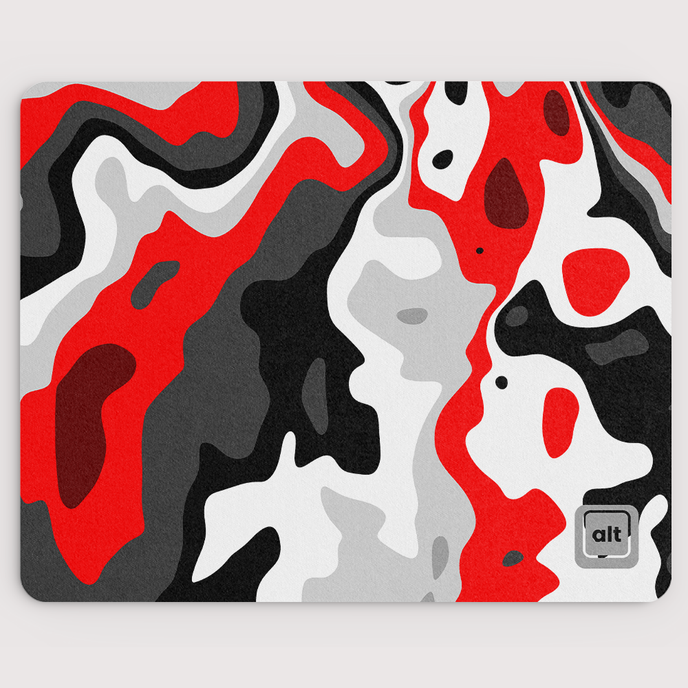 Camo Red Arctic Mousepad - Cinch Gaming