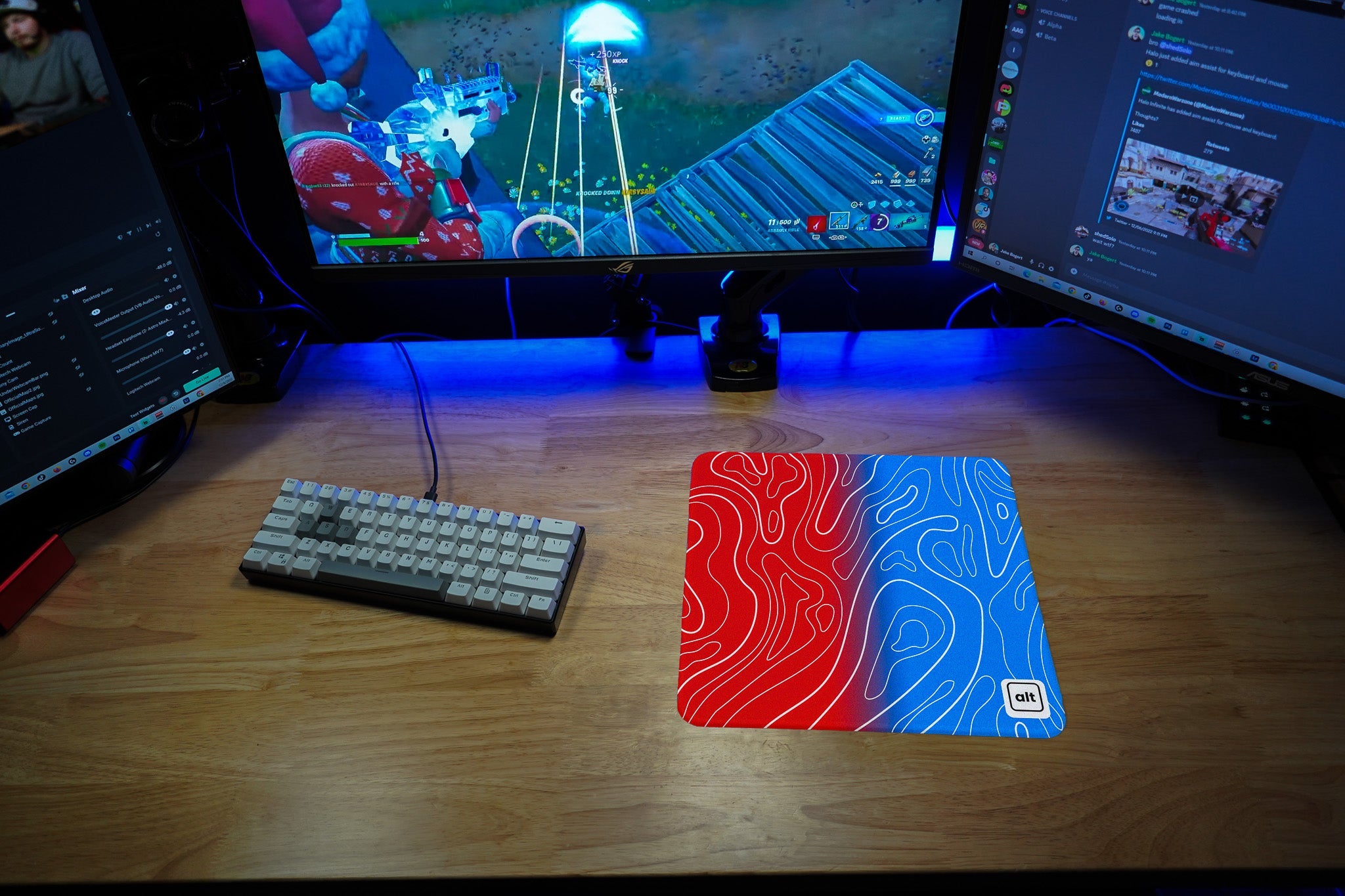 Webslinger Ombre Damascus Mousepad - Cinch Gaming