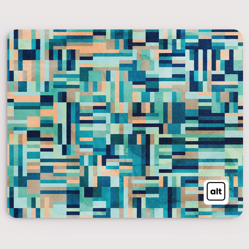 Blue Maze Mousepad - Cinch Gaming