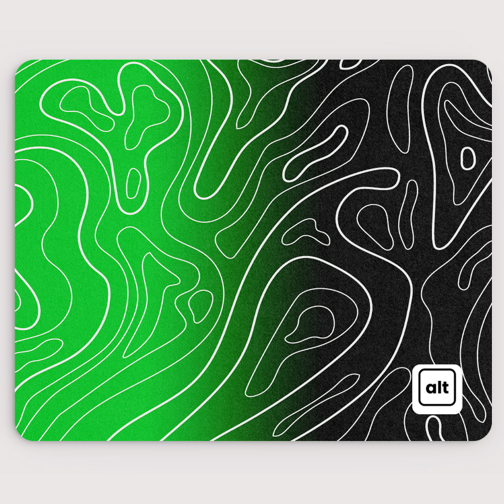 Shamrock Ombre Damascus Mousepad - Cinch Gaming