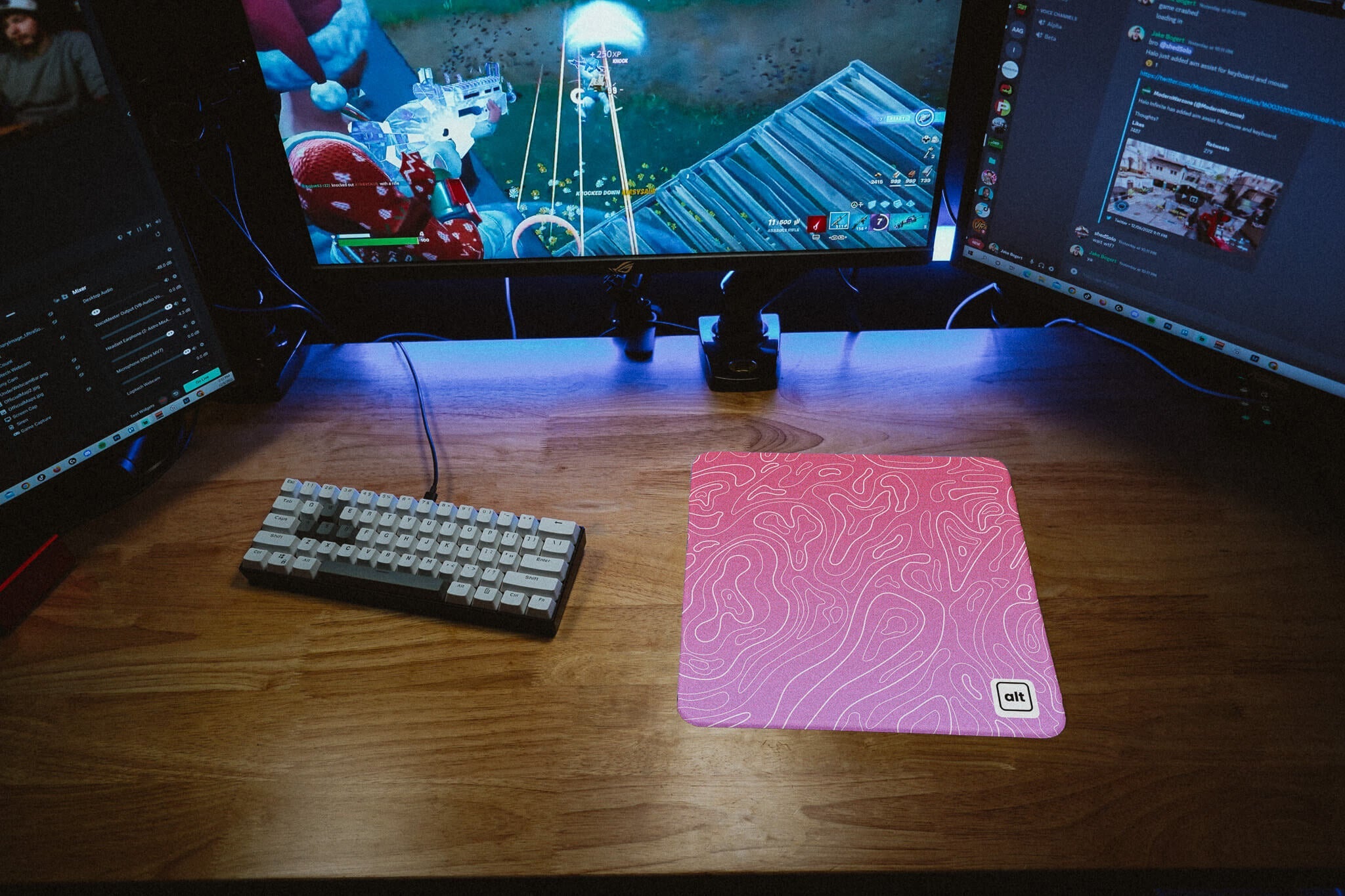 Rose Damascus Mousepad - Cinch Gaming