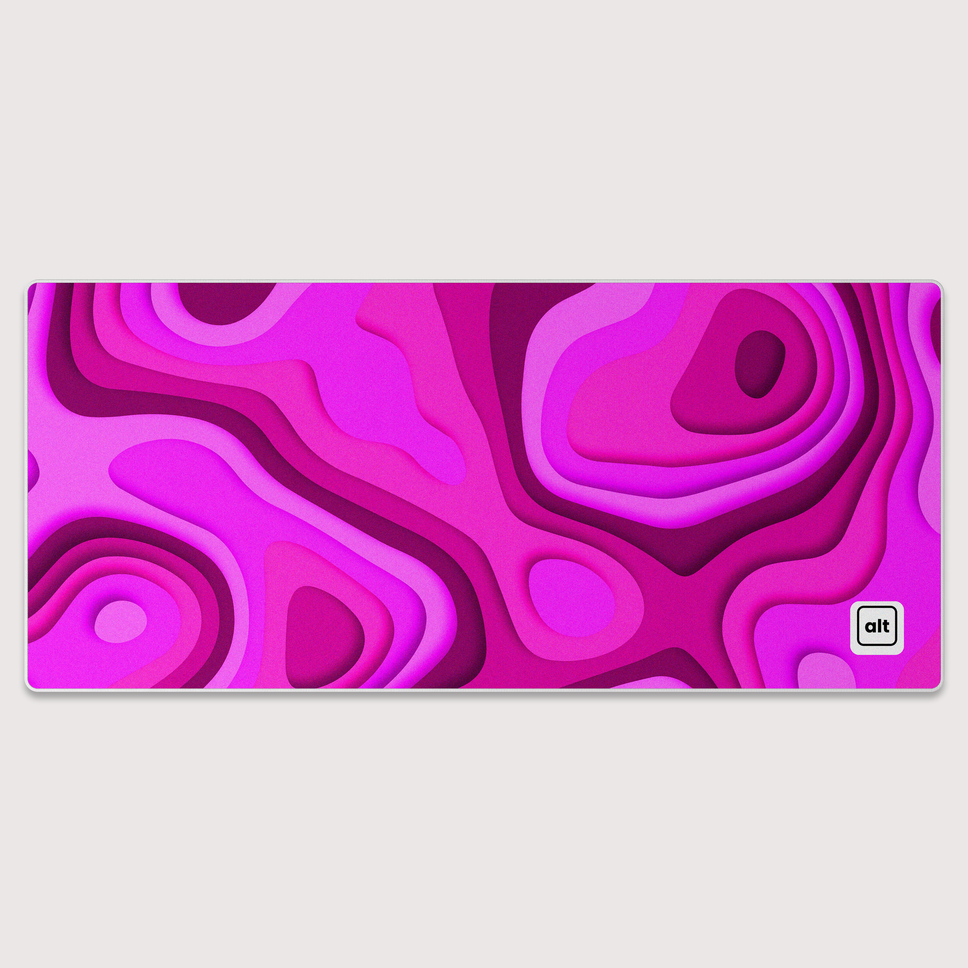 Topo Hot Pink Mousepad - Cinch Gaming