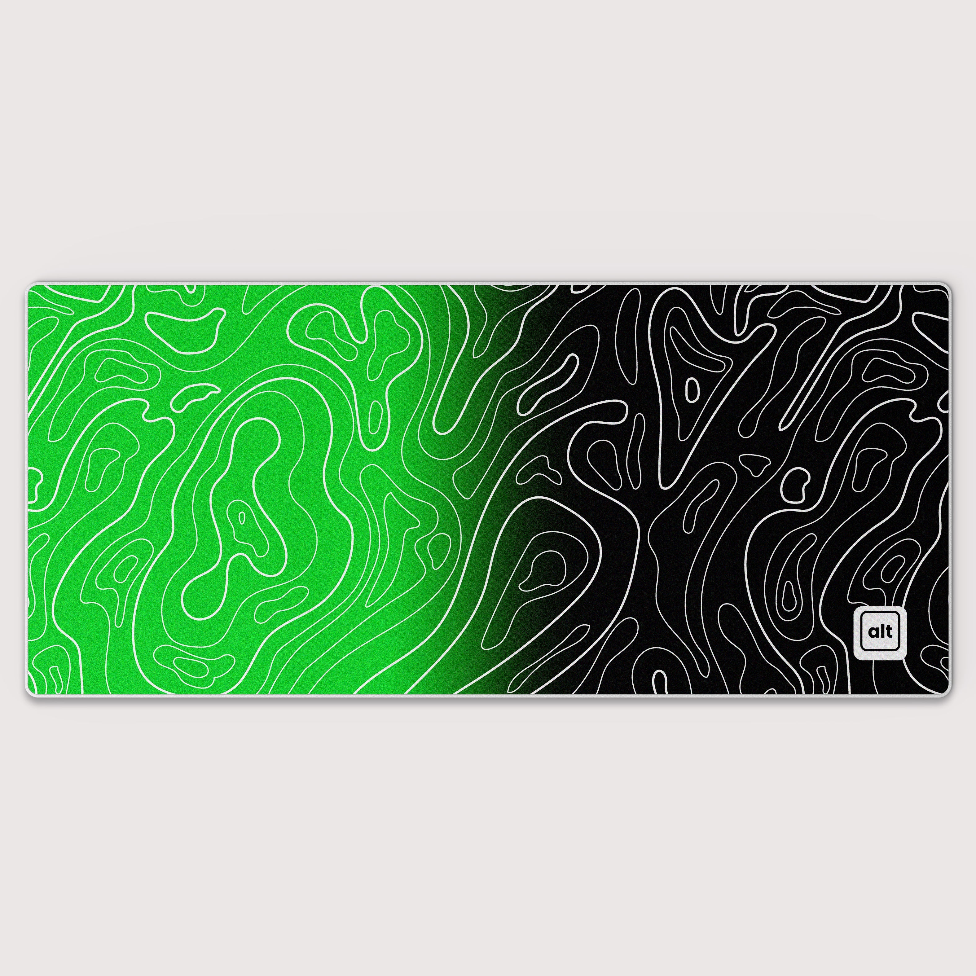 Shamrock Ombre Damascus Mousepad - Cinch Gaming