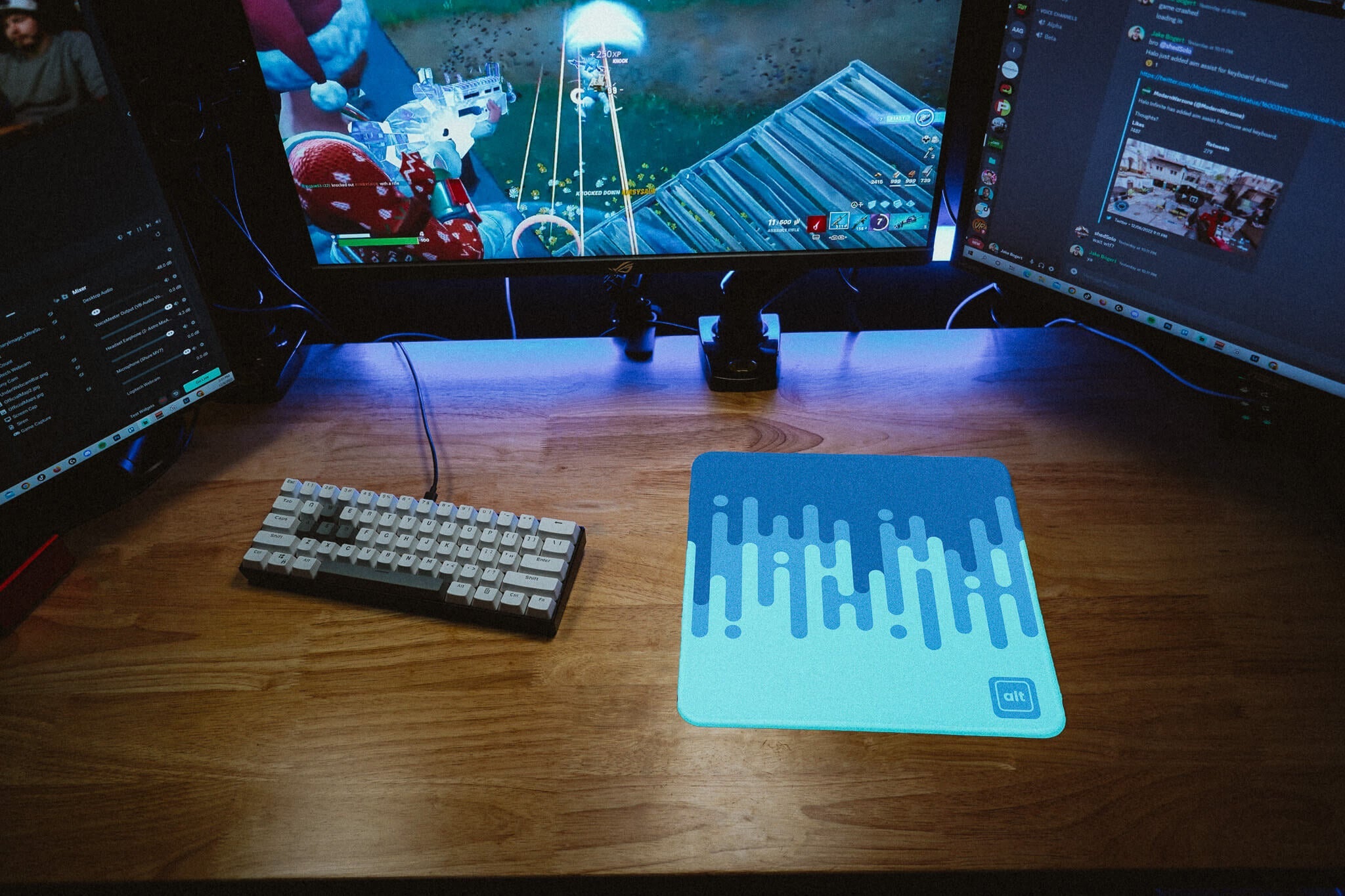 Linear Waves Atlantic Mousepad - Cinch Gaming
