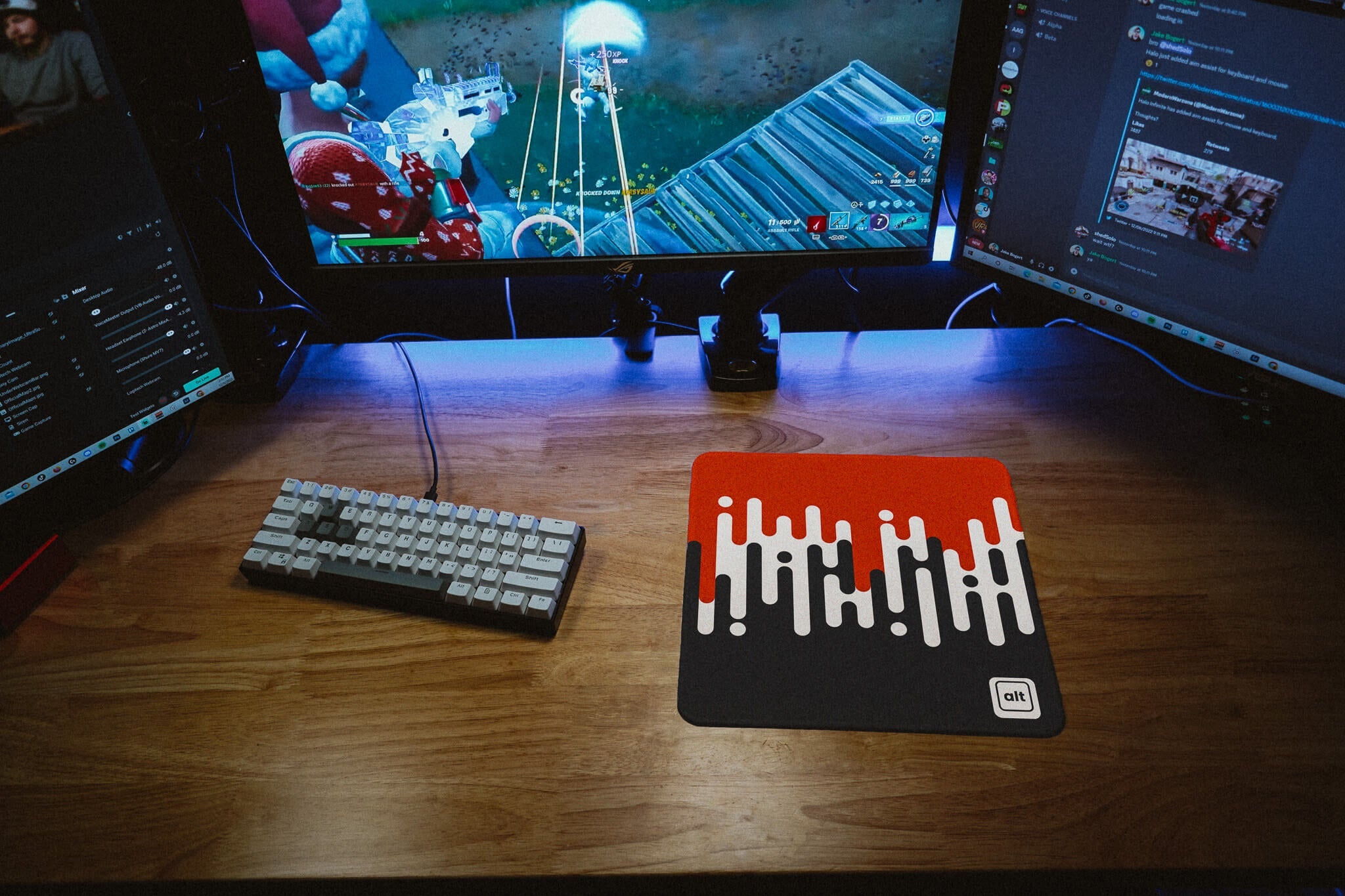 Linear Waves Fox Mousepad - Cinch Gaming