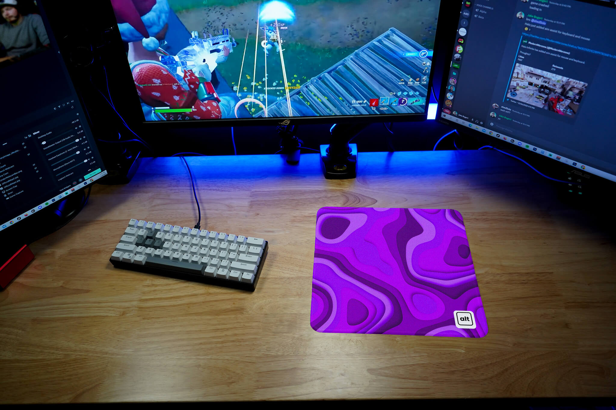 Topo Violet Mousepad - Cinch Gaming