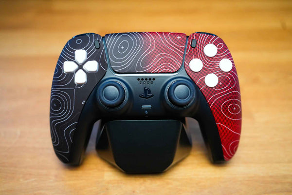 Quick Ships Dual Damascus Red Prime Pro Cinch PS5 - Cinch Gaming