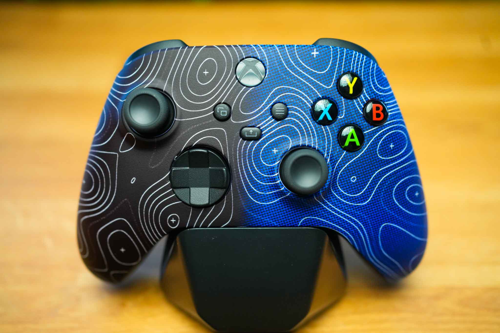 Quick Ships Dual Damascus Blue Pro Cinch Xbox