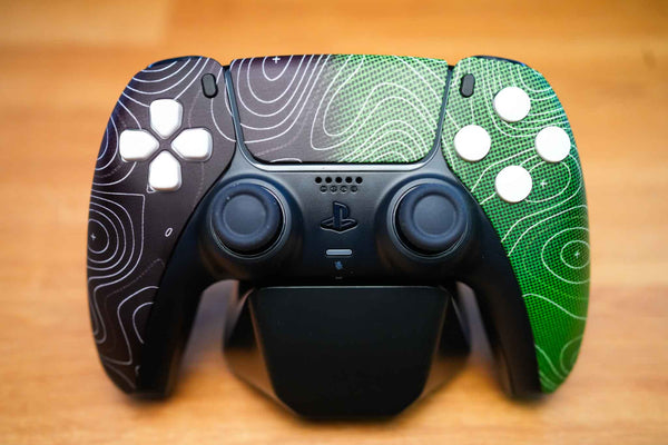 Quick Ships Dual Damascus Green Pro Cinch PS5 - Cinch Gaming