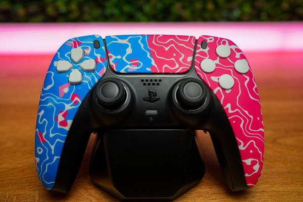 Quick Ships Pink Dual Damascus Cinch PS5 Pro - Cinch Gaming