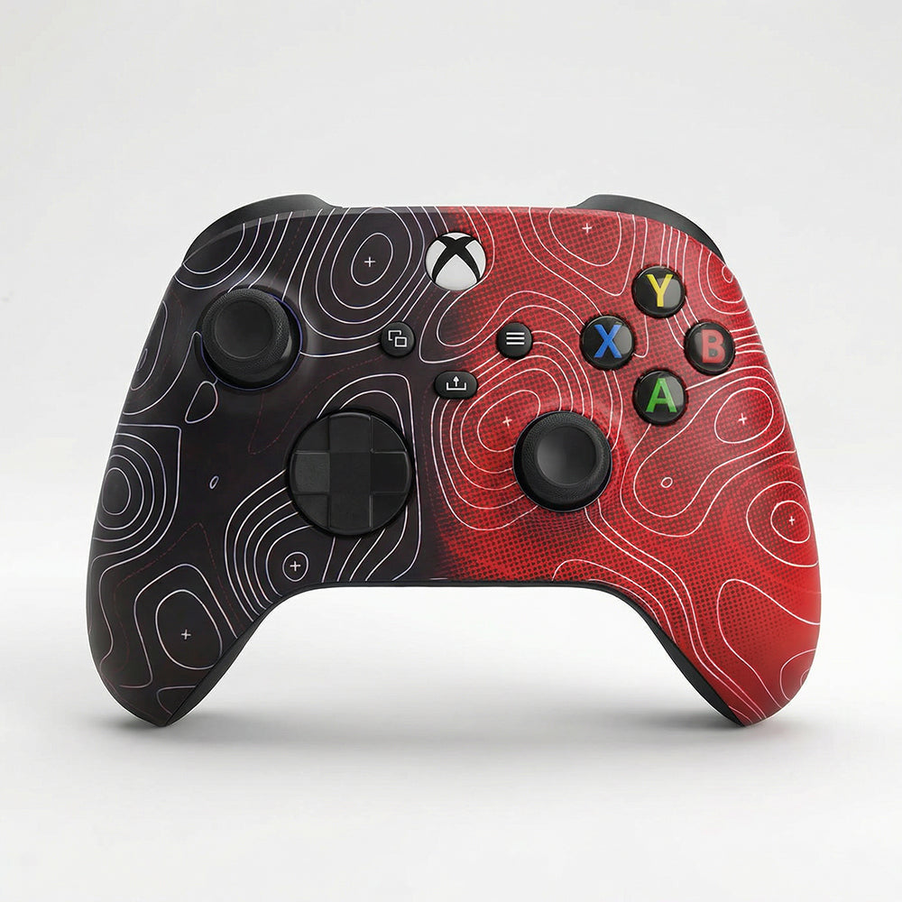 Quick Ships Dual Damascus Red Pro Cinch Xbox - Cinch Gaming