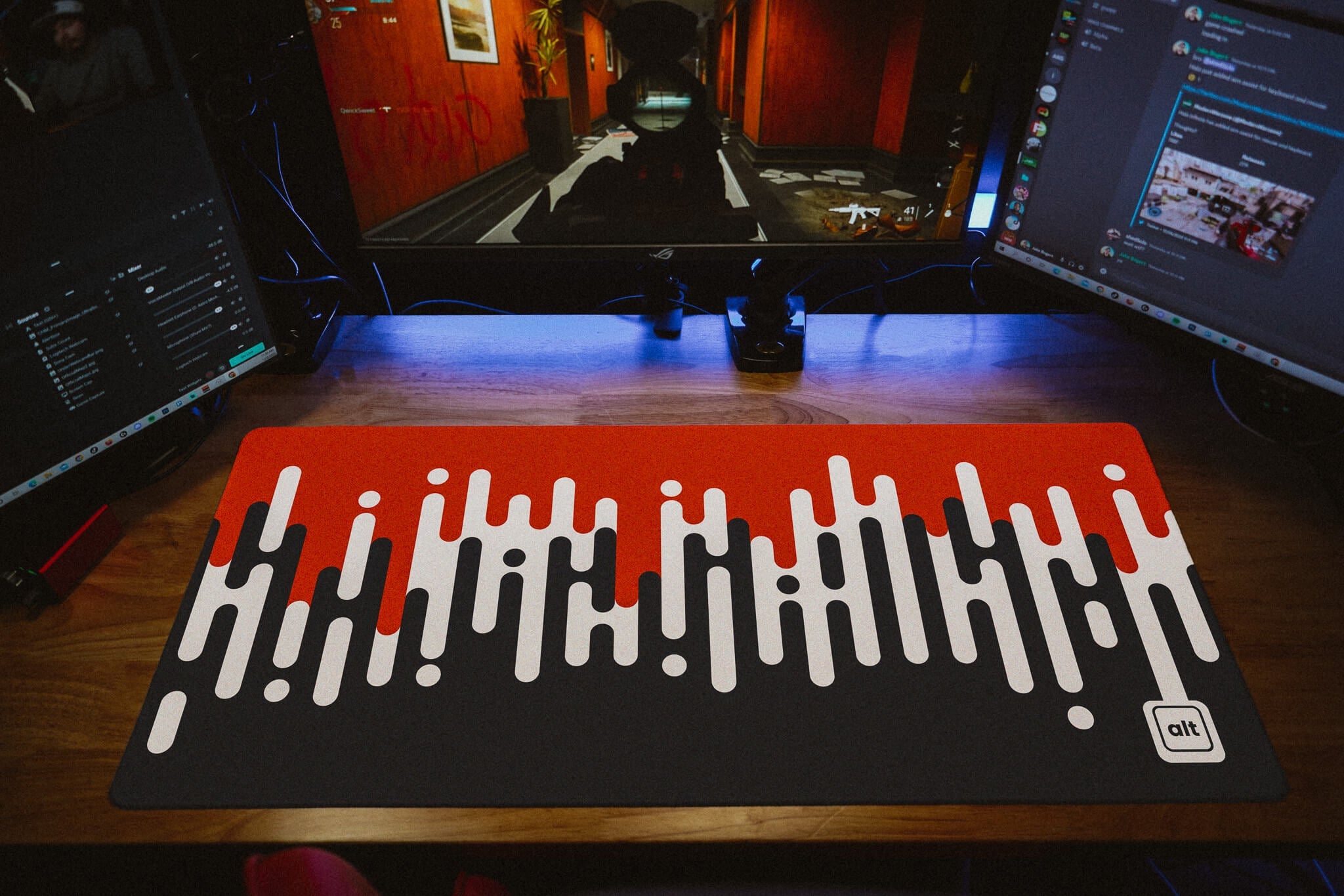 Linear Waves Fox Mousepad - Cinch Gaming