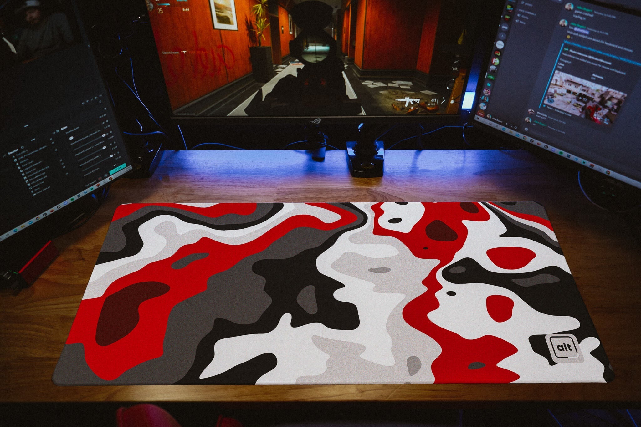 Camo Red Arctic Mousepad - Cinch Gaming