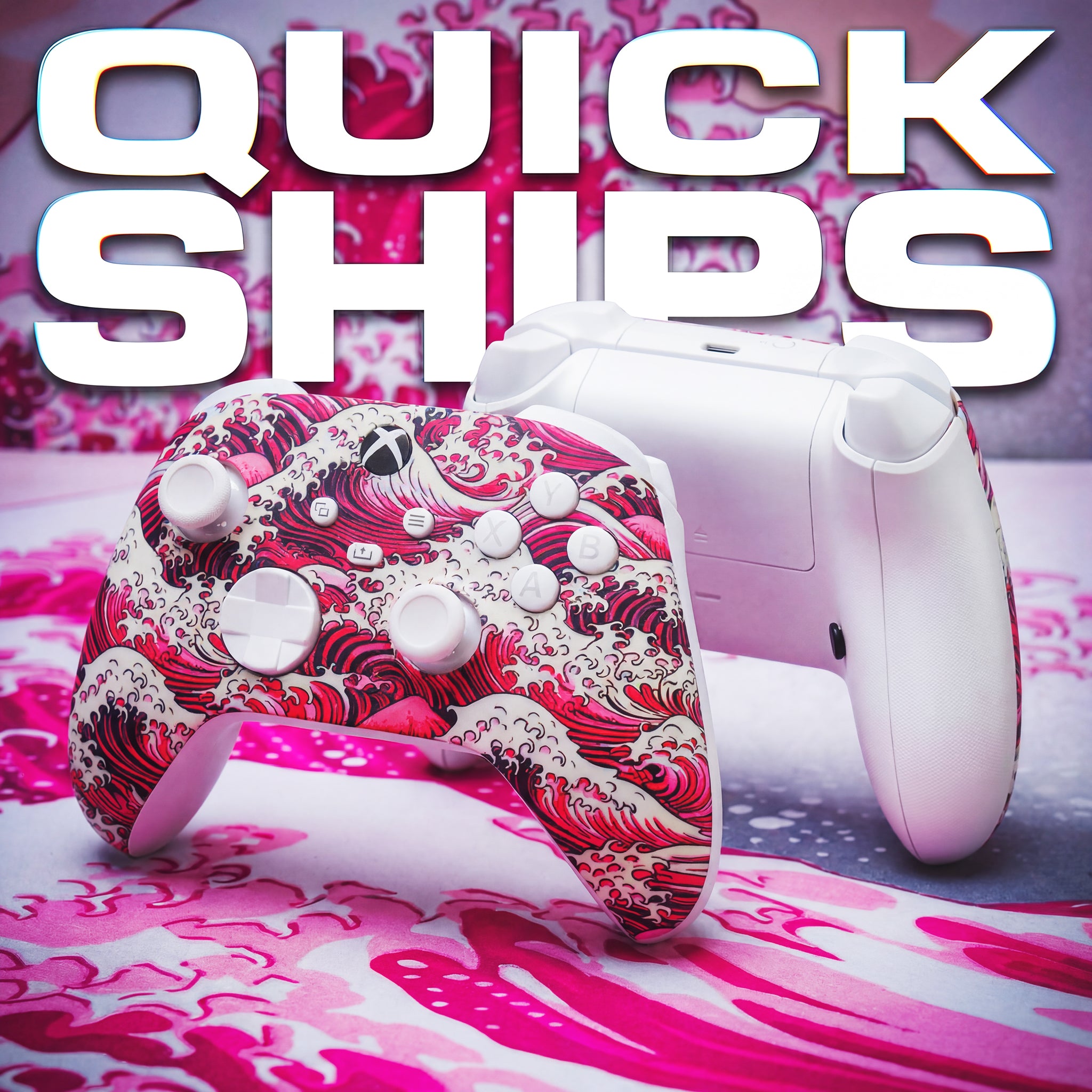 Quick Ships Pink Waves Pro Cinch Xbox