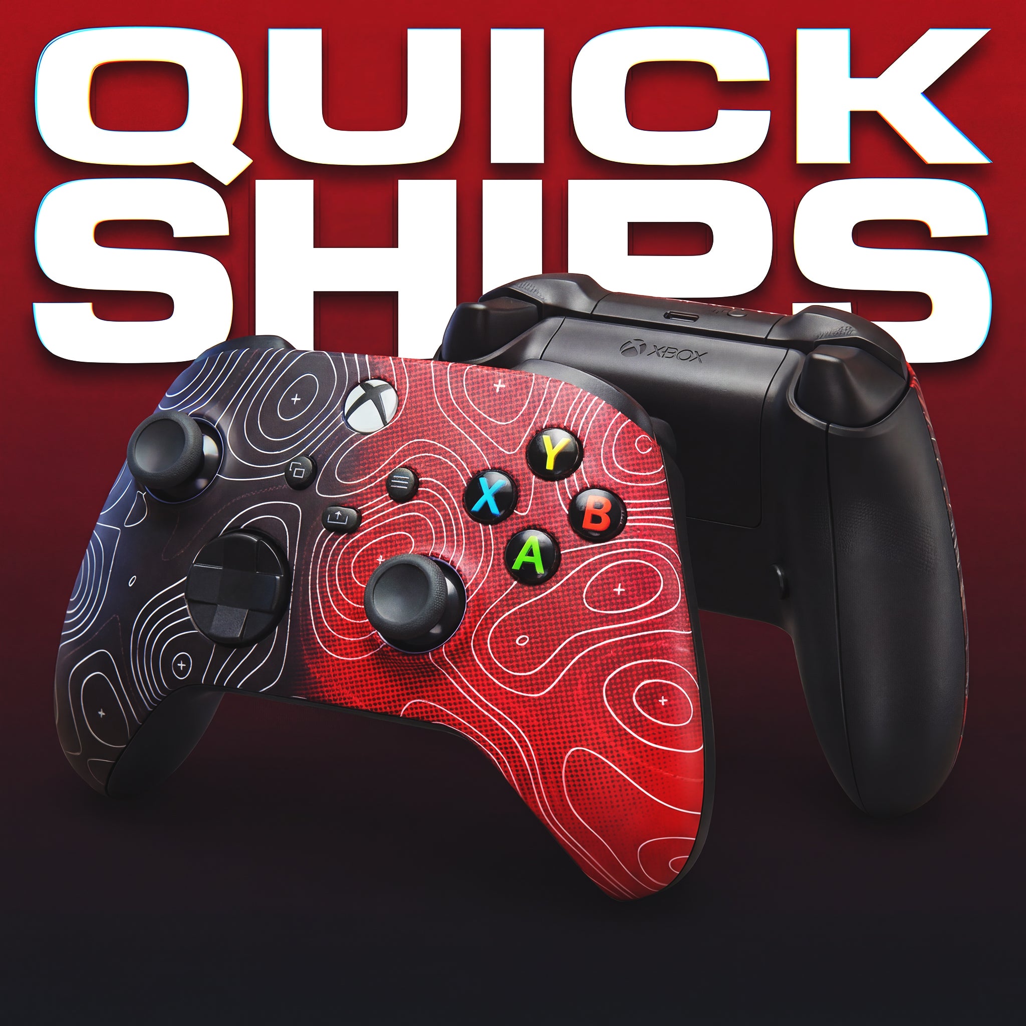 Quick Ships Dual Damascus Red Pro Cinch Xbox - Cinch Gaming