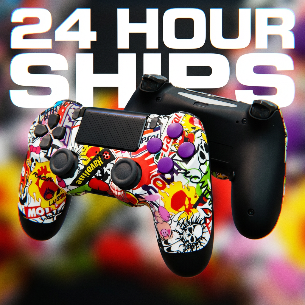 24 Hour Ships Sticker Bomb PS4 Pro
