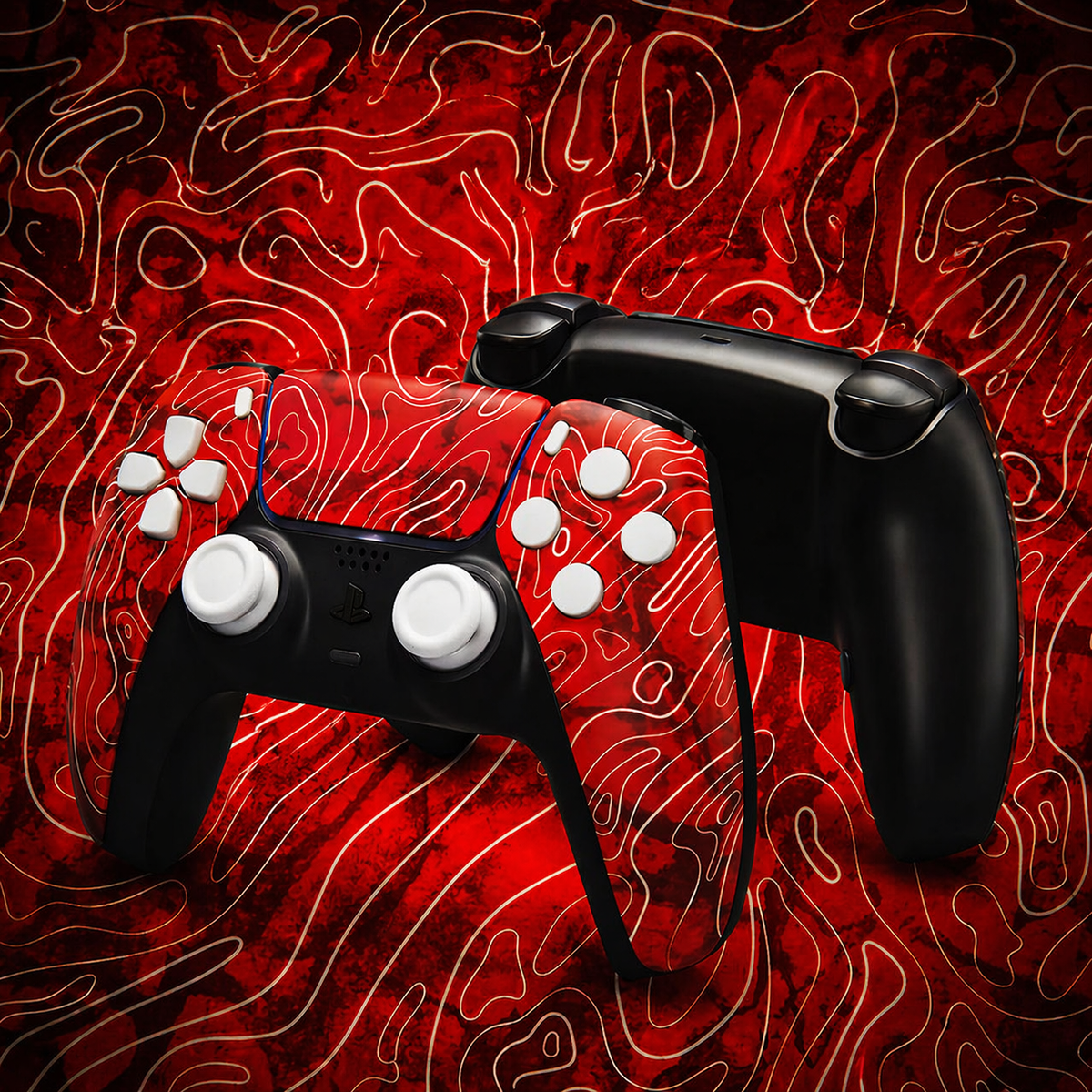 Red Damascus PS5 Pro - Cinch Gaming