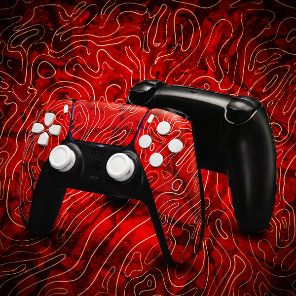 Red Damascus PS5 Pro - Cinch Gaming