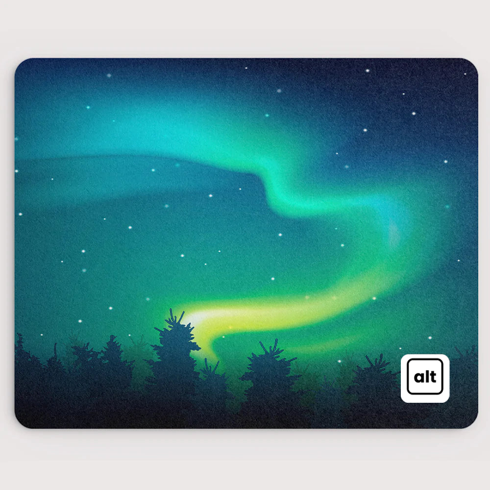 Aurora Borealis Mousepad - Cinch Gaming