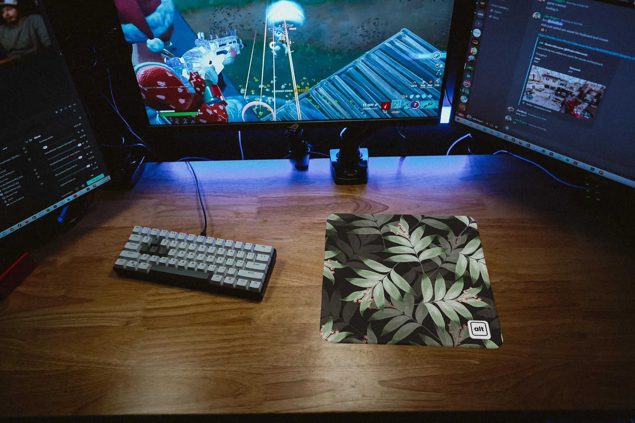 Leaf Print Mousepad - Cinch Gaming