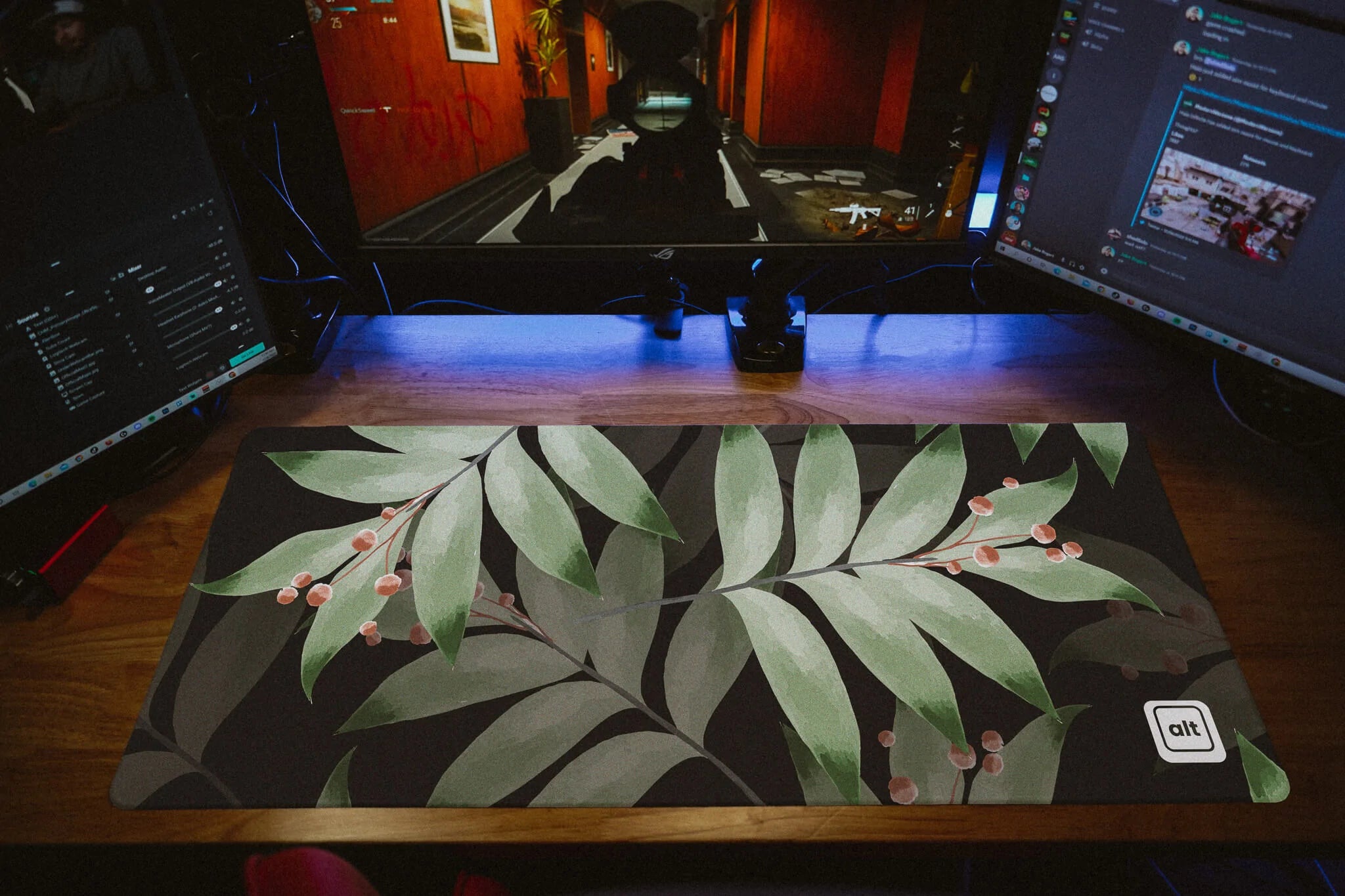 Leaf Print Mousepad - Cinch Gaming